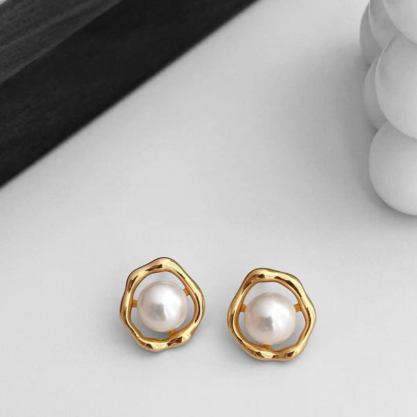 Pearl Earrings #10106E2502